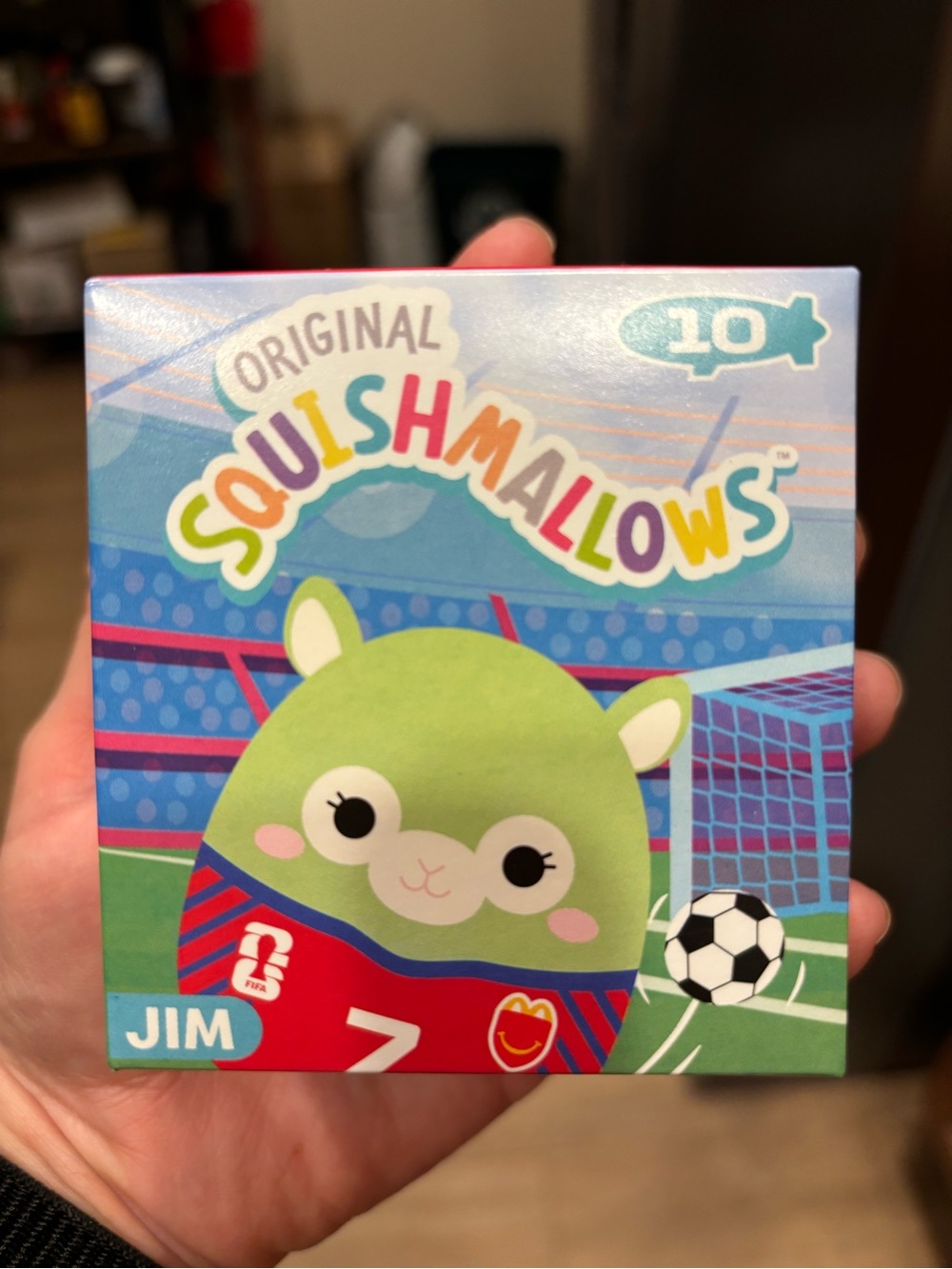 ⚽️ McDonald's FIFA Soccer Squishmallows 7 Jim Plush - Green, Red, Blue Sealed